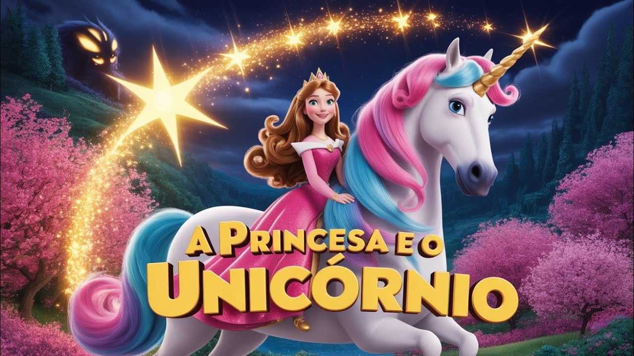 A Princesa e o Unicórnio: O Mistério das Estrelas Perdidas 🦄✨ (História Infantil em PT-PT)
