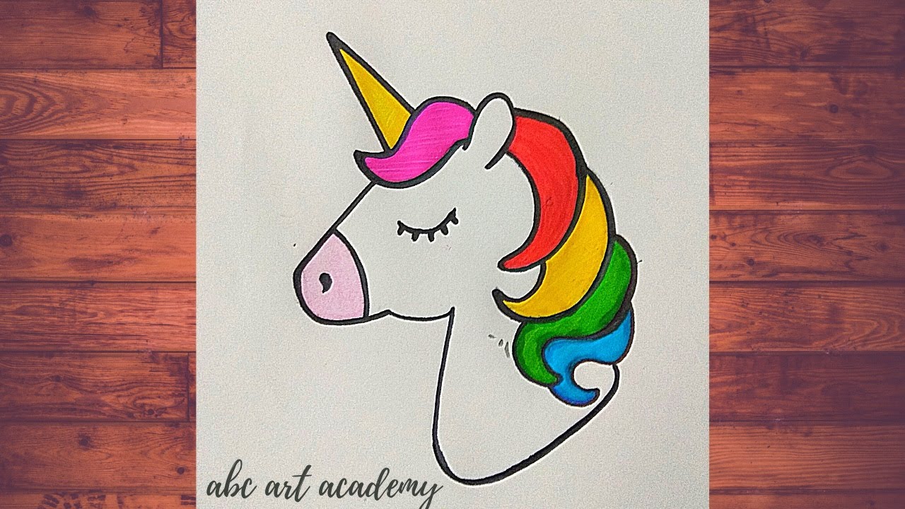 ✅Unicorn Drawing Tutorial || How to Draw Unicorn Face Step by Step?