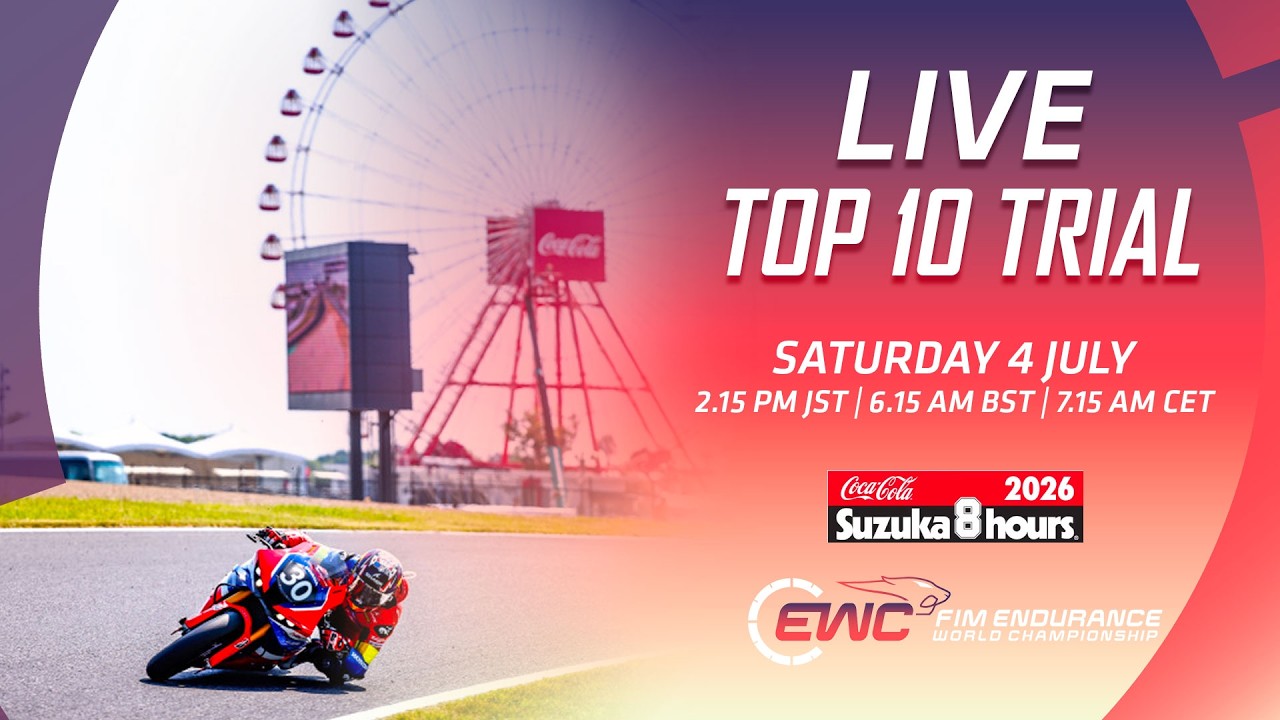 LIVE - Top 10 Trial - 2026 8 Hours of Suzuka #Suzuka8Hours #FIMEWC