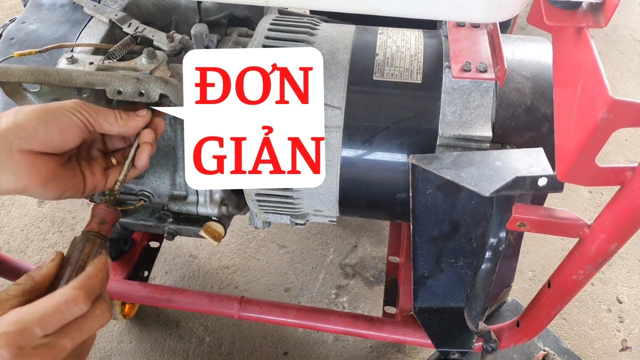 Cách chỉnh máy phát điện xăng Hữu Toàn 5kw nổ không đều | Quang máy phát điện