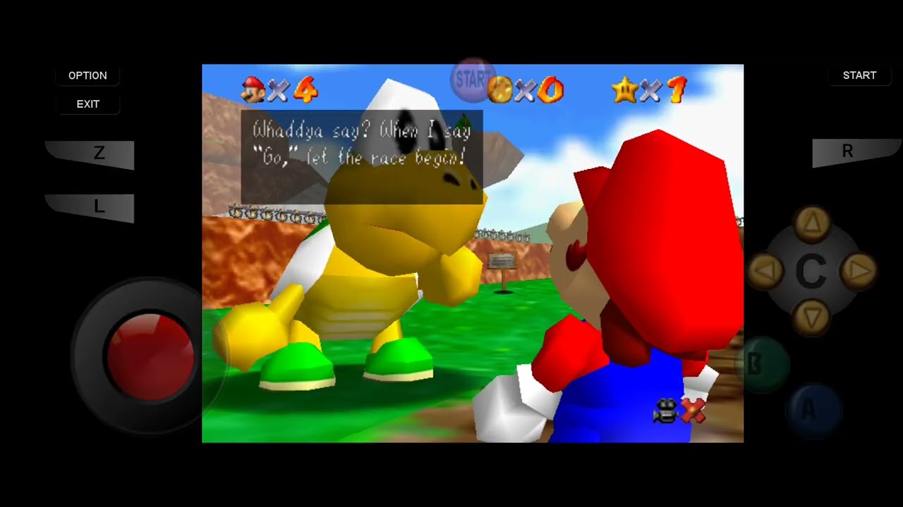 playing mario 64 cuz why not