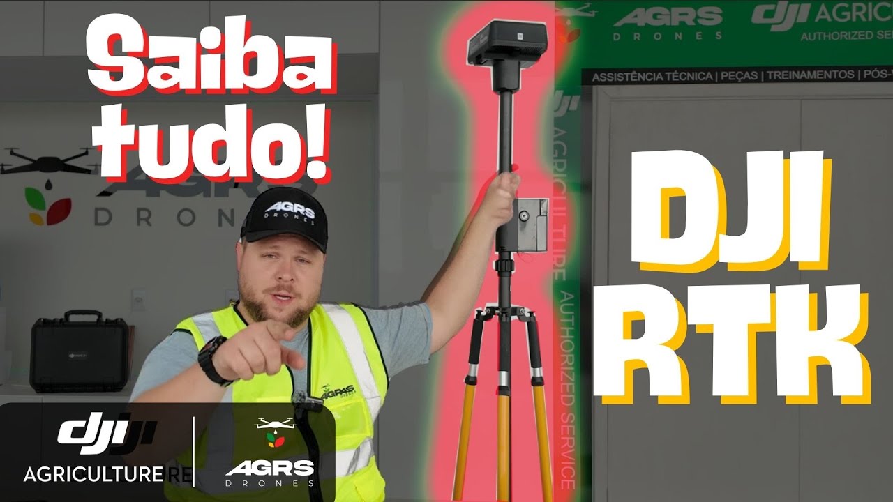 Como a Base DRTK2 da DJI Eleva a Precisão dos Drones Agrícolas e Enterprise!