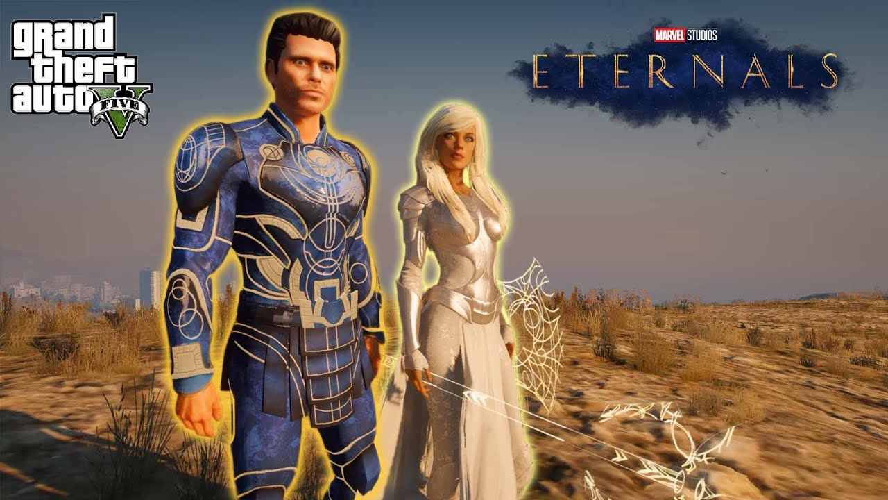 GTA 5 - Ikaris VS Thena | Marvel Eternals