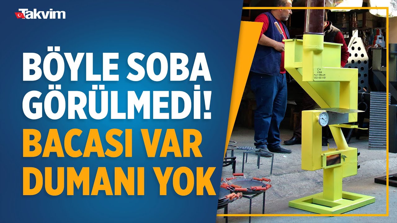 Böyle soba görülmedi! Turbo sistemi var, ürettiği ısı duvardaki sıvayı söküyor