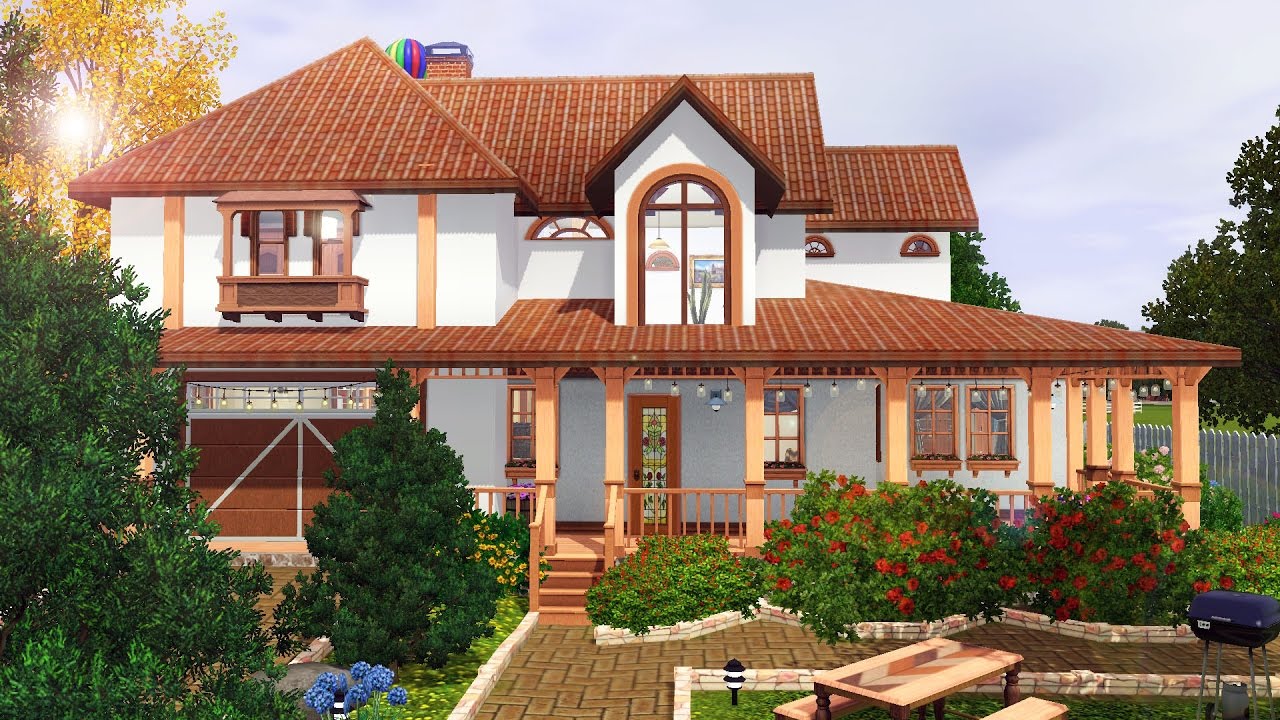 Sims 3 Speed Building: Renovated Romanian House