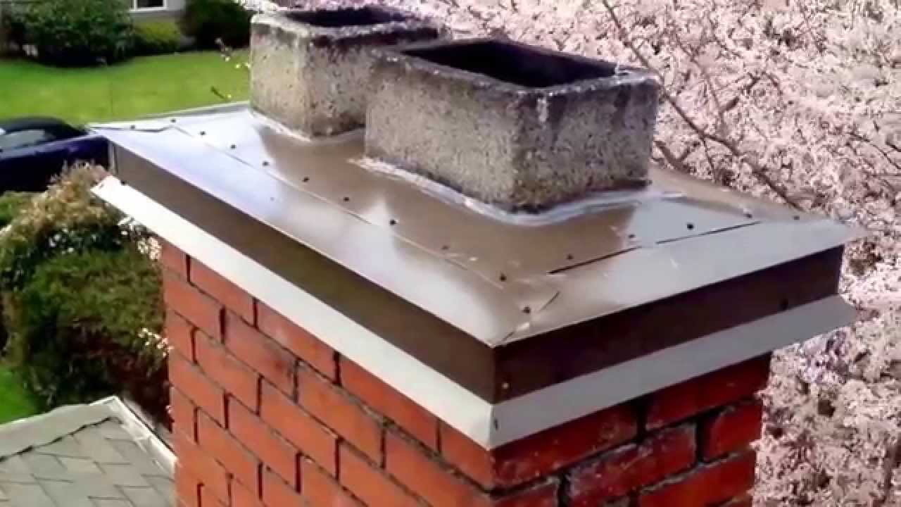 Repoint Chimney, Crown Flashing, Top Seal Damper - Flue Guru - Victoria BC