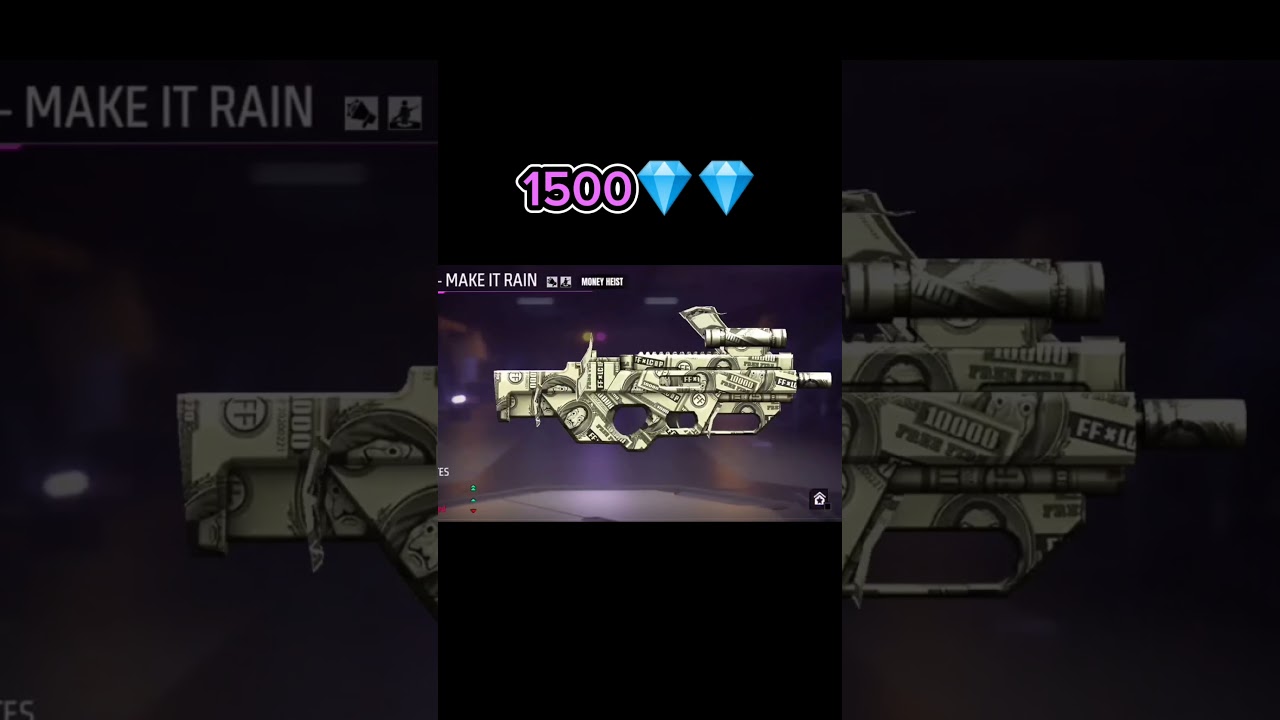 Free Fire Top 5 P90 Gun Skin. #freefire #gunskin #p90