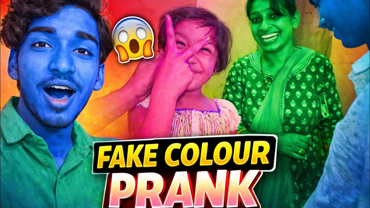 FAKE COLOUR PRANK WITH JIYA MUMMY | vlogger amit jii