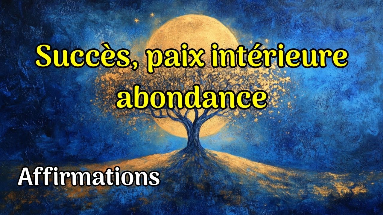 Affirmations positives pour le succès, la paix intérieure et l'abondance (reprogrammation puissante)