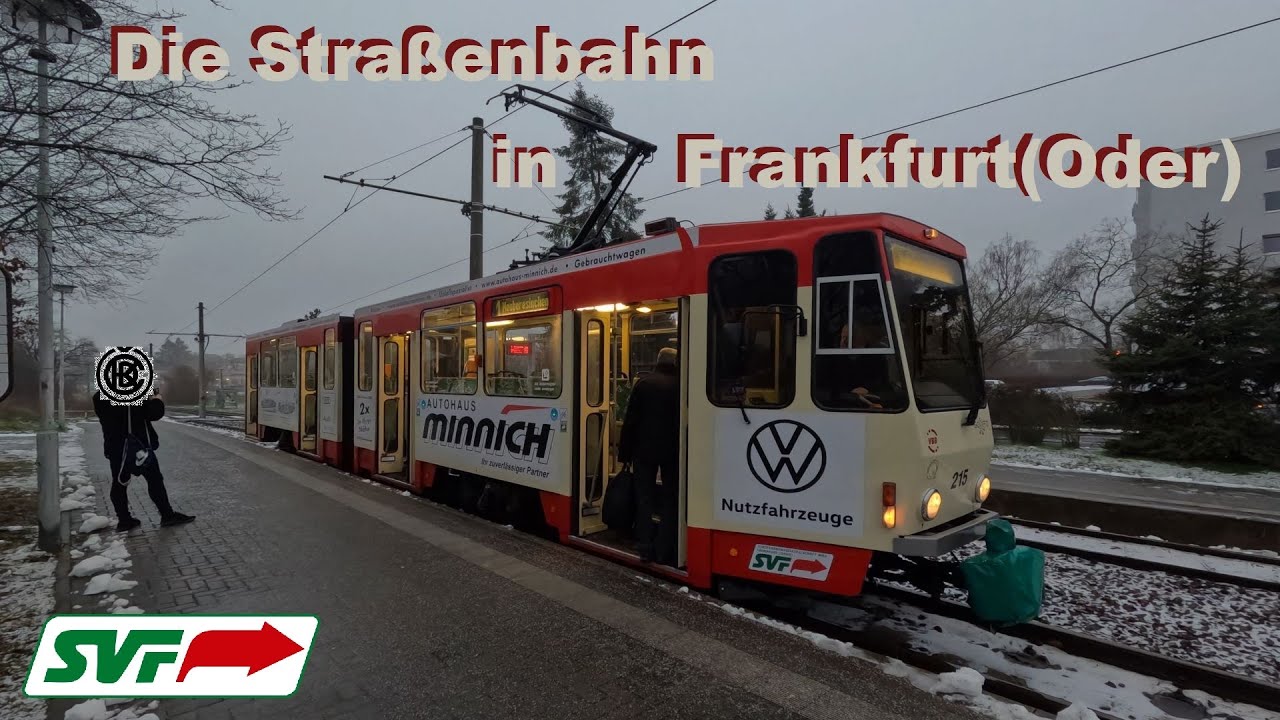 Die Straßenbahn in Frankfurt(Oder) - KT4D & GT6 auf Meterspur