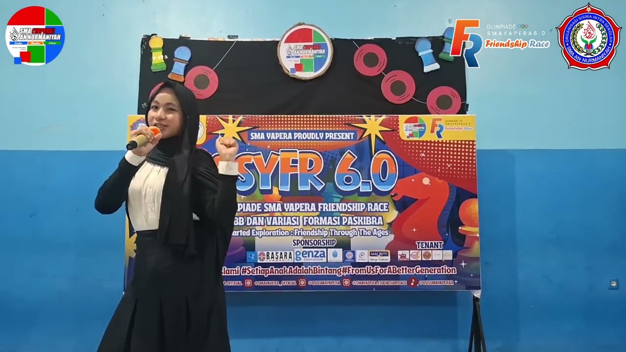 ASYAA AQILAA SMP AN NURMANIYAH JUARA 1 KATEGORI LOMBA SOLO VOCAL FRIENDSHIP RACE 6.0
