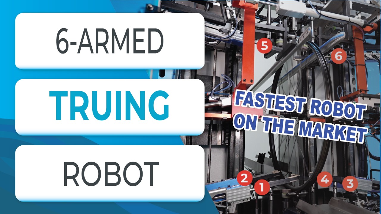 Fastest 6-armed truing robot - Robot ANT - By Holland Mechanics