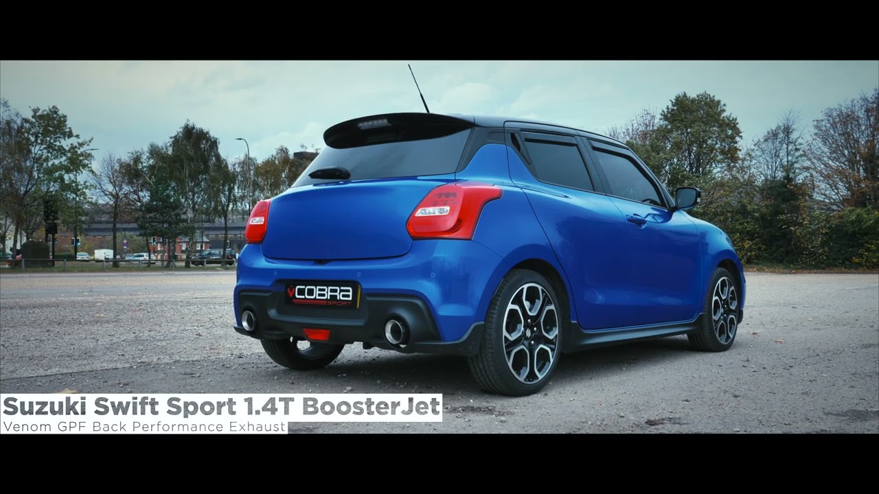 Suzuki Swift Sport 1.4T BoosterJet Performance Exhaust (Mk3 / ZC33S) Venom GPF-Back by Cobra Sport