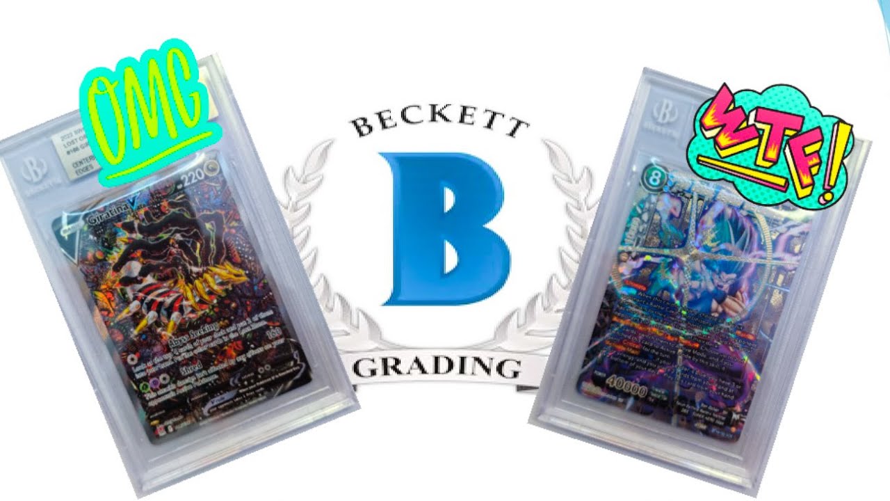 Our First Beckett Grading! Gohan Beyond The Ultimate + Giratina!