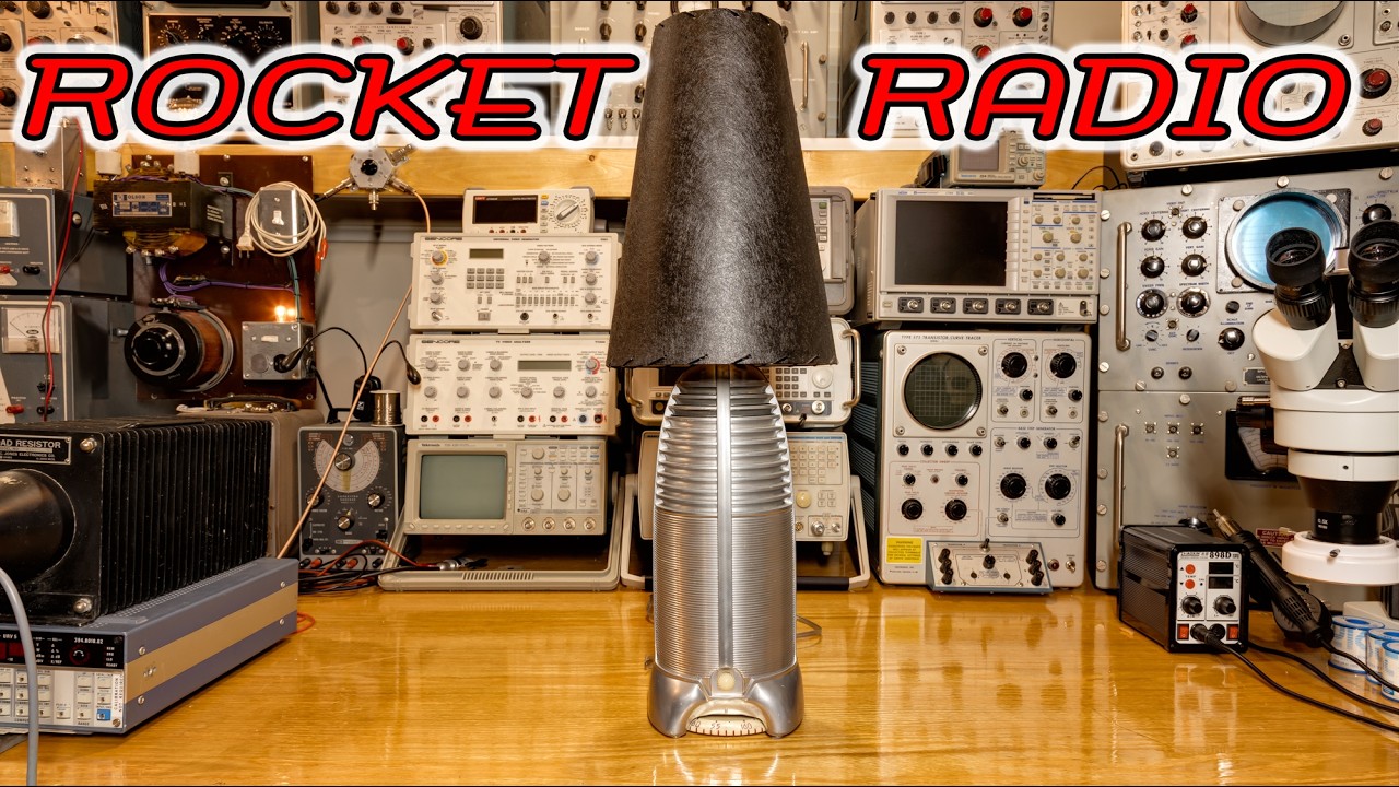 Реставрация лампы радиоприемника Rocket 1941 года &mdash; посмотрите, как он работает!