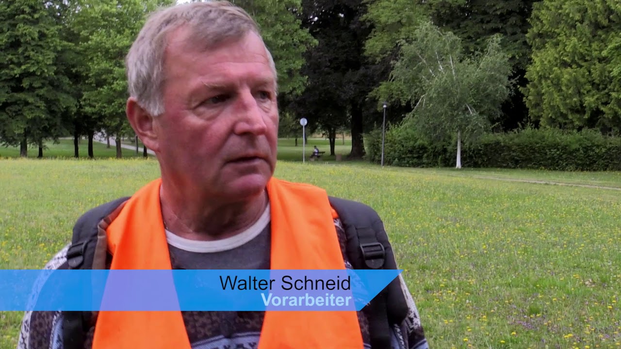 Baubetriebshof Mähen im Stadtpark