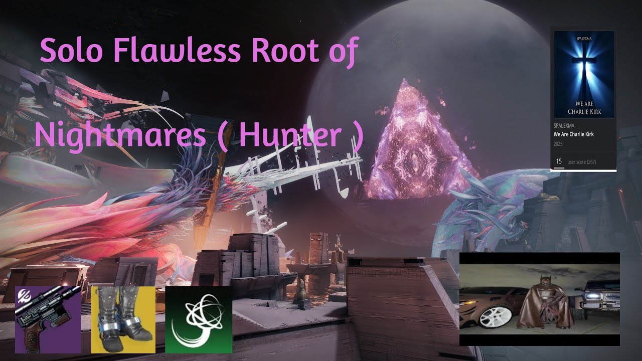 Solo Flawless Root of Nightmares ( Hunter ) | Renegades | Destiny 2
