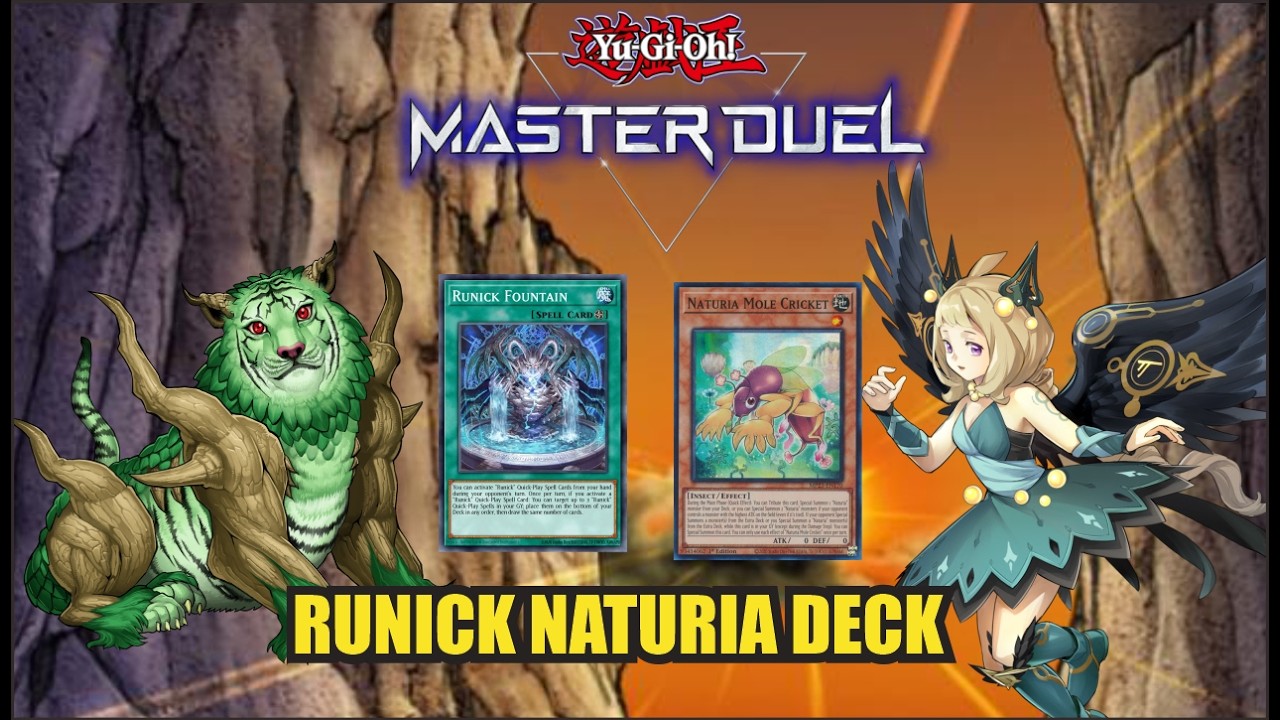 Runick Naturia Deck Gameplay ~ YU-GI-OH! MASTER DUEL SEASON 51