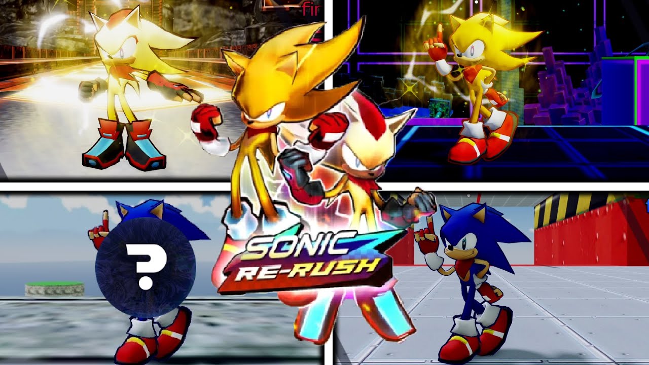 Sonic Rerush NEW Update – Full GAME (ALL Stages & Secret Stage) | Sonic Roblox Fangame