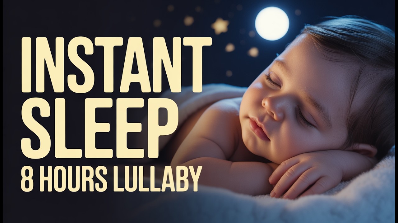 8 Hours of Gentle Piano & Harp | Baby Sleep Music 🌙 Deep Lullaby for Restful Sleep