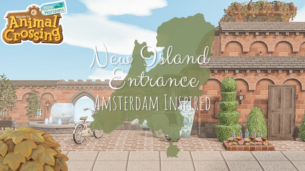 European City Island Entrance | Amsterdam | Animal Crossing: New Horizons