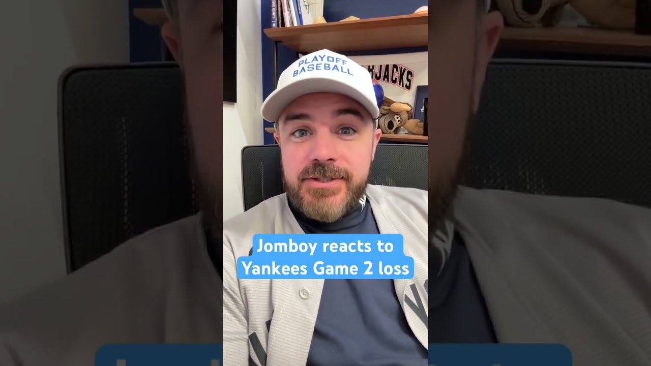 Jomboy reacts to Yankees getting CRUSHED #yankees #newyork #mlb #baseball #sports