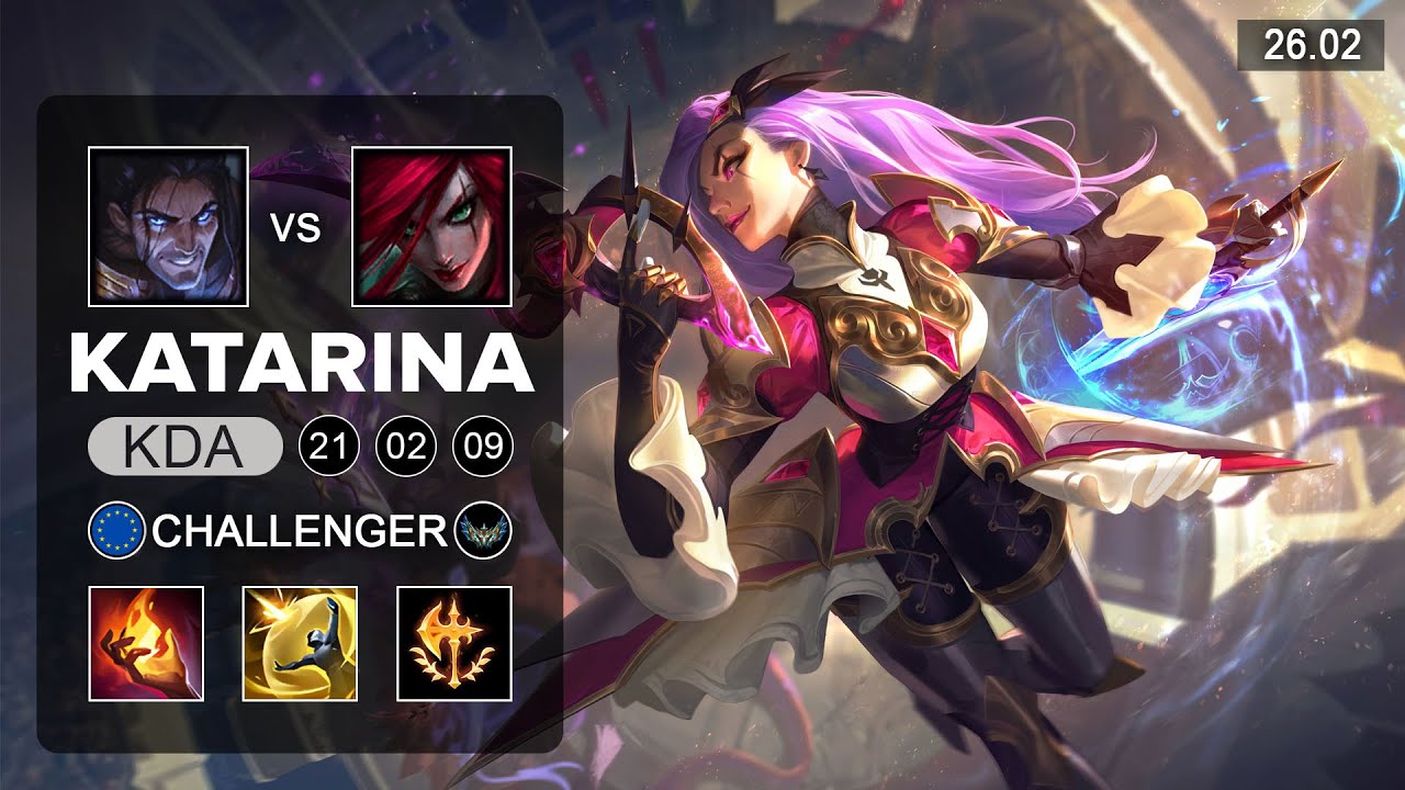 Katarina vs Sylas Mid - EUW Challenger - Patch 26.02 Season 16