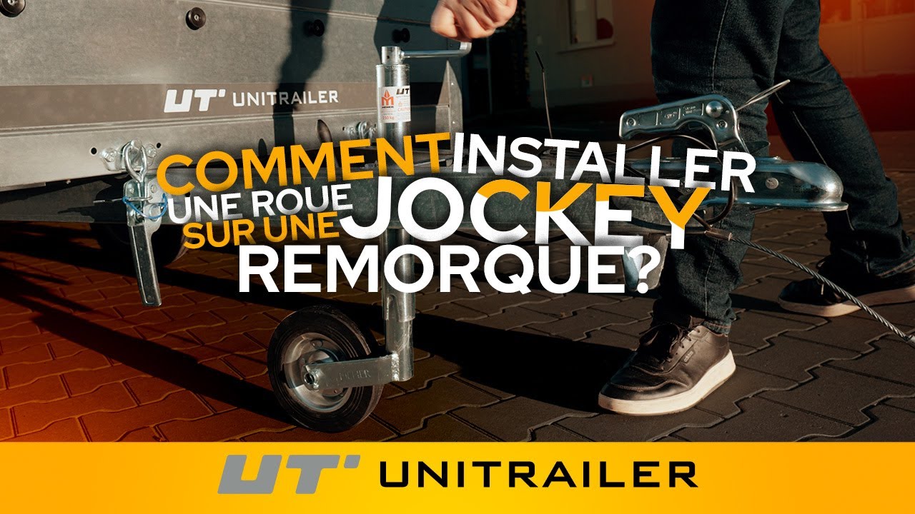 Comment installer une roue jockey sur une remorque?