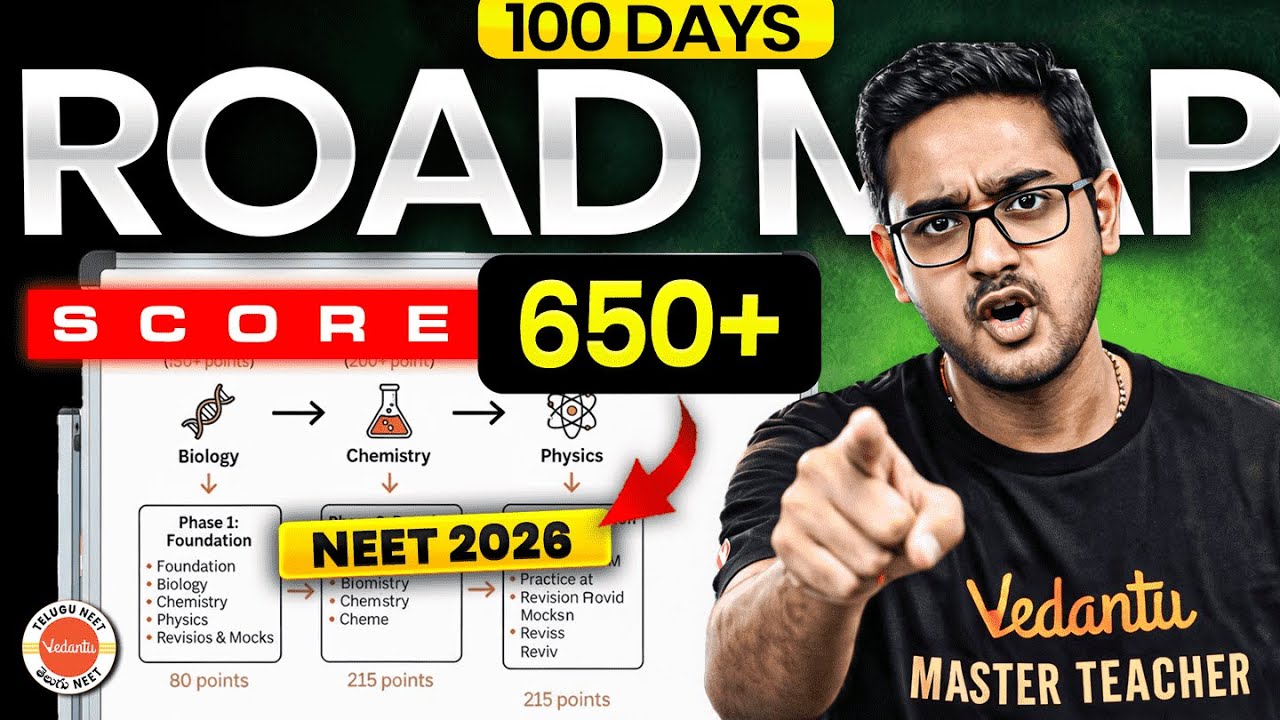 How to Score from 0 to 650+ Marks in NEET in 100 Days 🚀 | Complete Step-by-Step Roadmap |