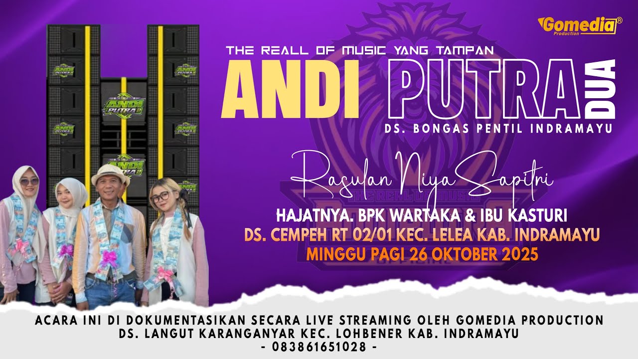 [LIVE] NGARAK YANG TAMPAN ANDI PUTRA 2 || SHOW DS CEMPEH - LELEA - IM || 26 OKTOBER 2025