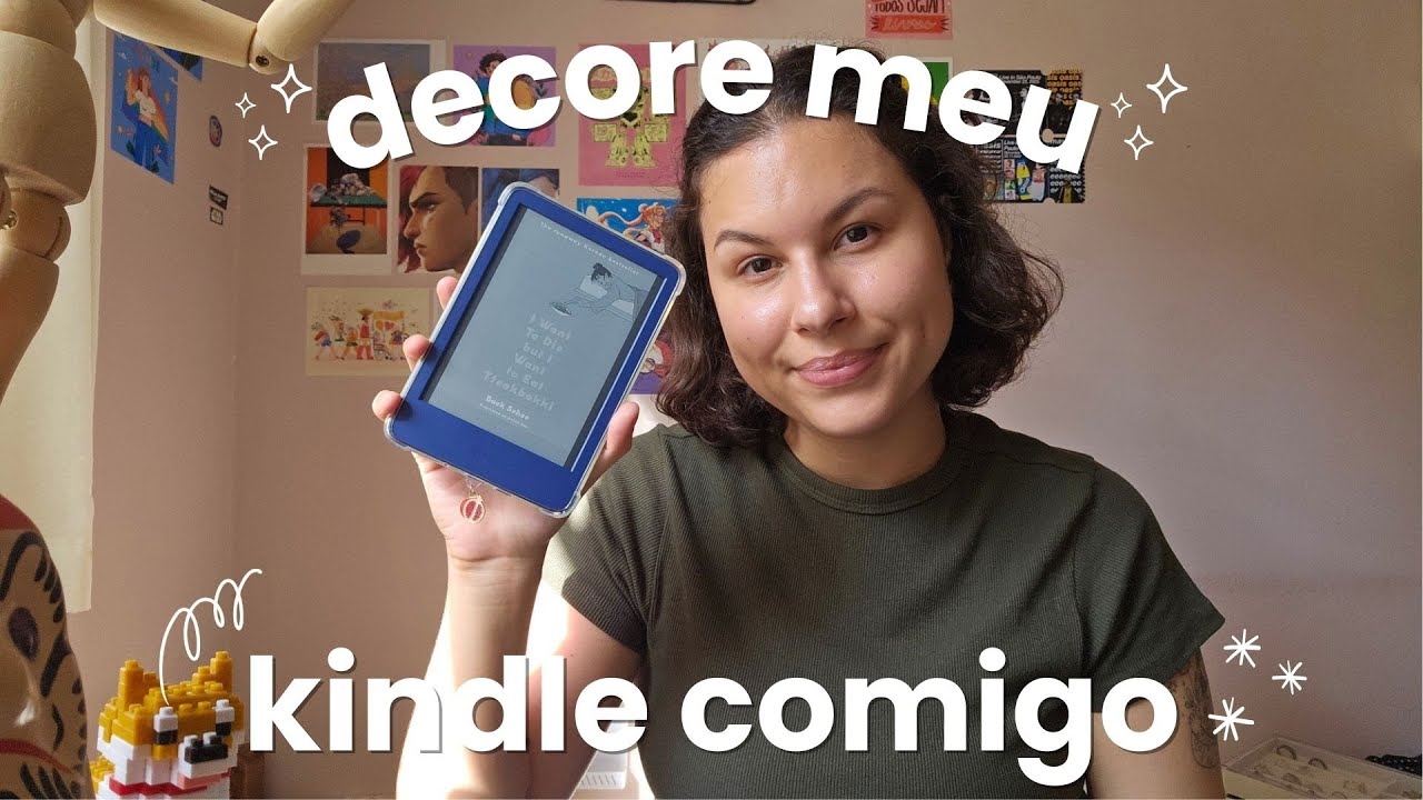 Redecorando meu Kindle (novos adesivos e acessórios!) ⋆˚✿˖°
