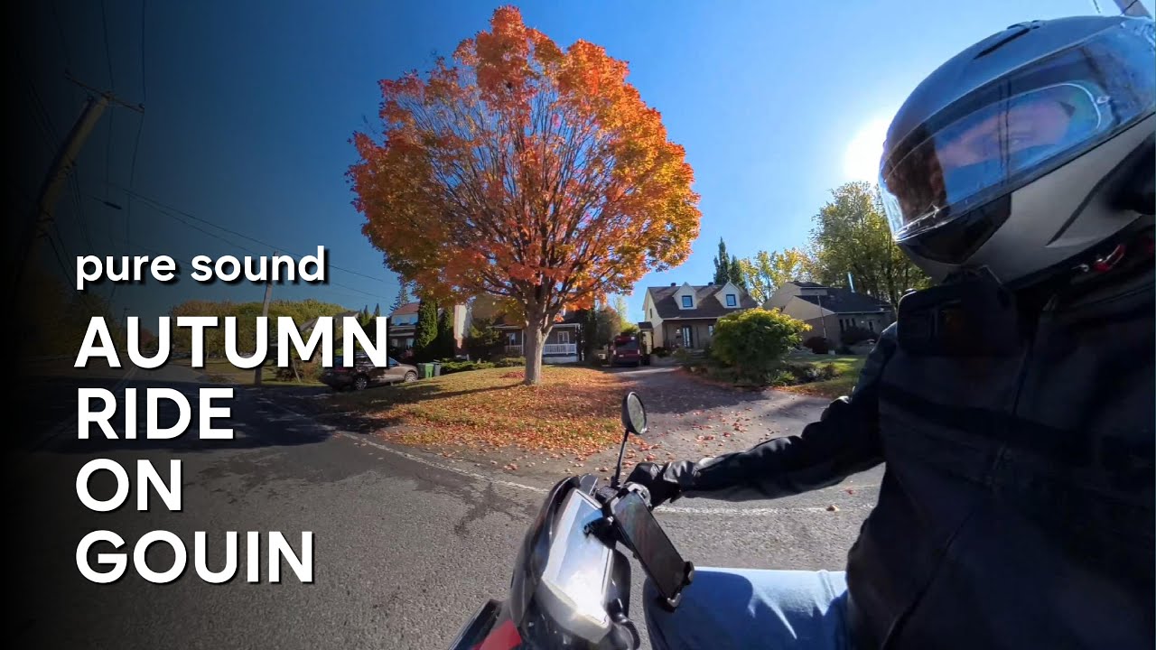 Pure Sound Autumn Ride on Gouin East, Montréal
