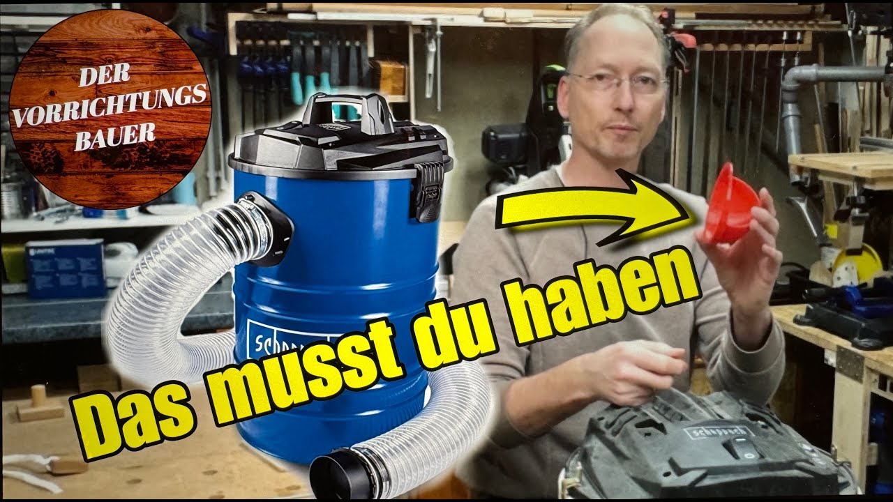 Absaugung verbessern bei Scheppach DC100 mit 3D Druck | Der Vorrichtungsbauer