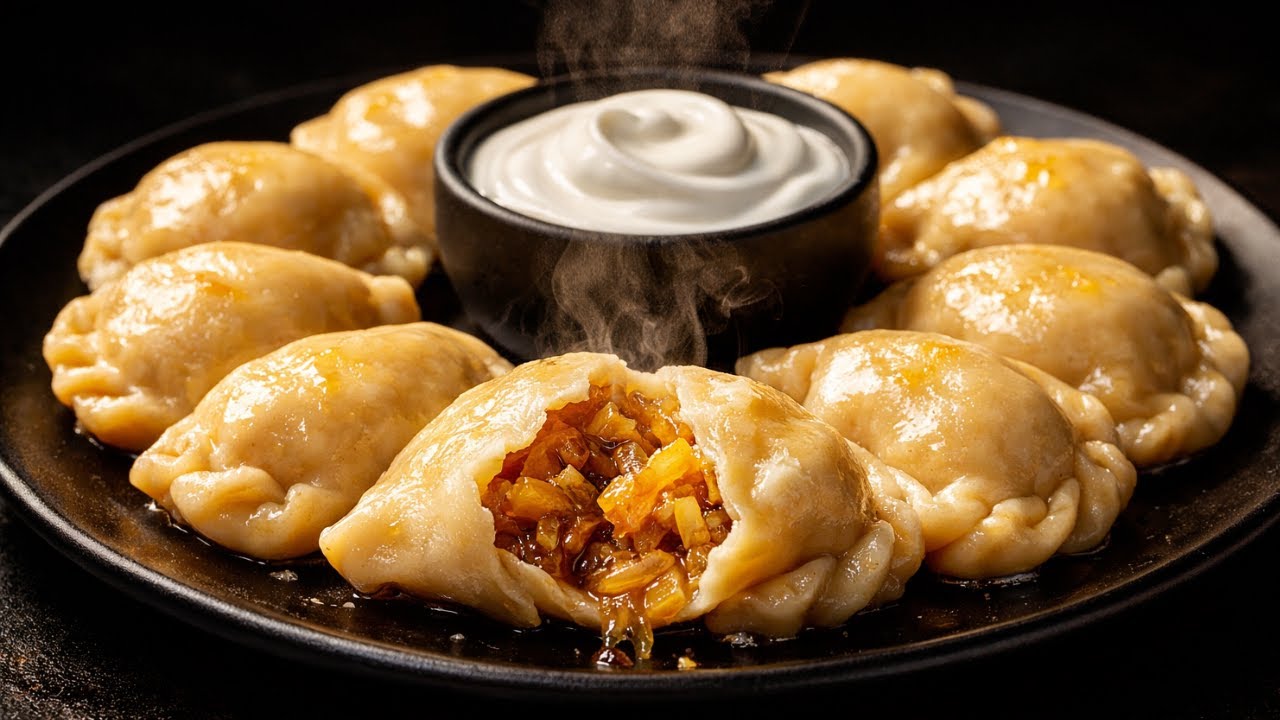 Soft, Buttery Dumplings Stuffed with Sauerkraut | Easy Recipe