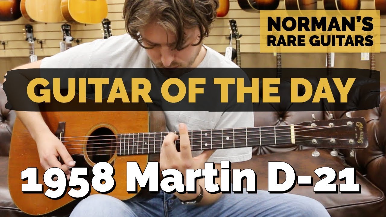 Guitar of the Day: 1958 Martin D-21 | Norman's Rare Guitars