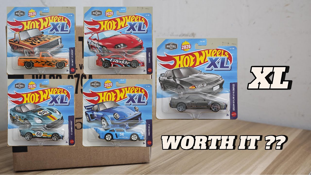 Hot Wheels HW XL Assortment JKL02 Unboxing 2026 | Full Case Review
