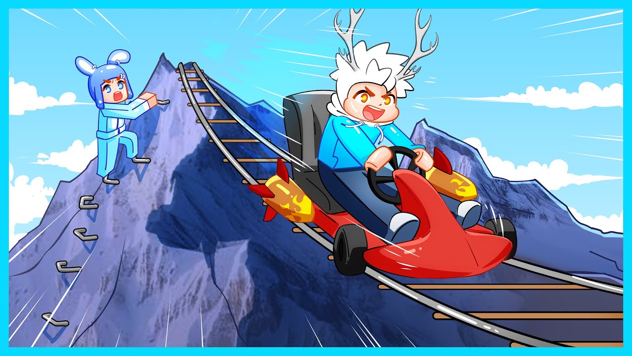 Naik Ke PALING ATAS Dan Turun Naik Kereta Roller Coaster Tercepat DI DUNIA!