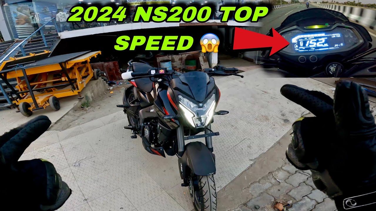 2024 PULSAR NS 200 With Digital Meter & LED Headlamp ki TOP SPEED | R15M vs NS200 | kaWA h2r