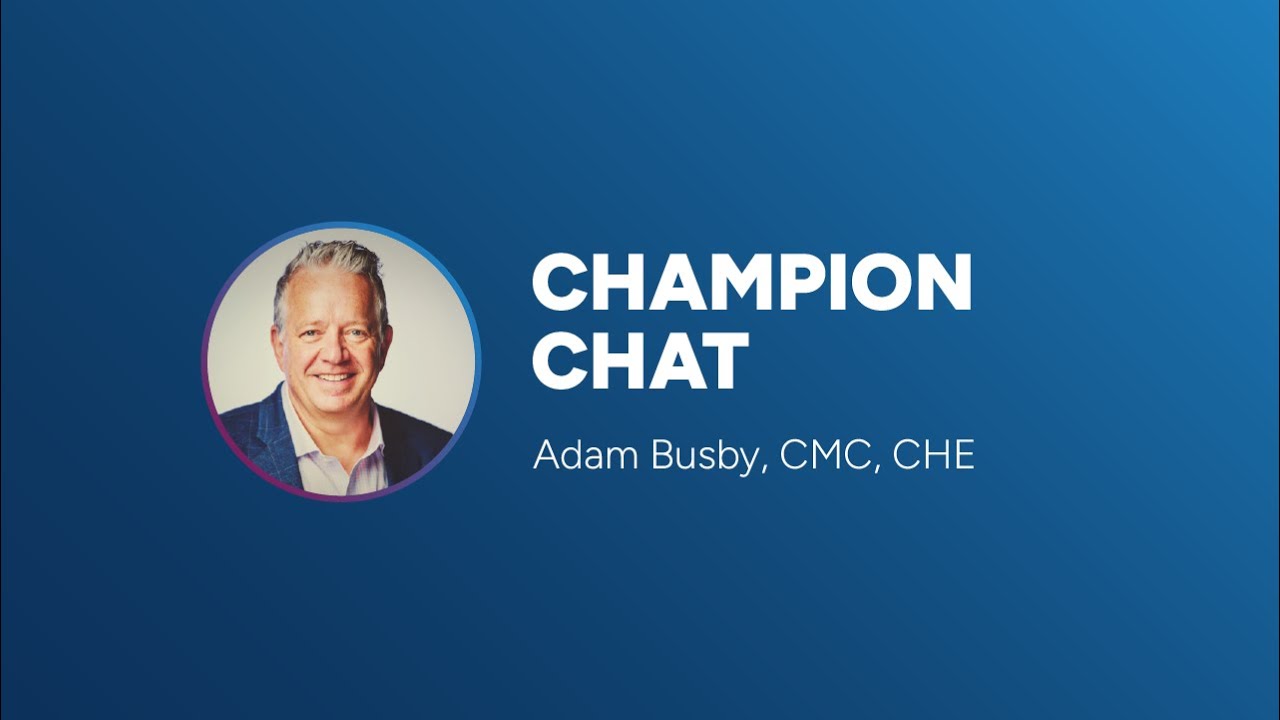 Champion Chat | Chef Adam Busby, CMC, CHE