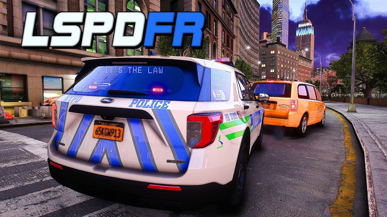 🚔 GTA 5 LSPDFR | Субботний патруль полиции Нью-Йорка в большом городе! | Реалистичный полицейский...