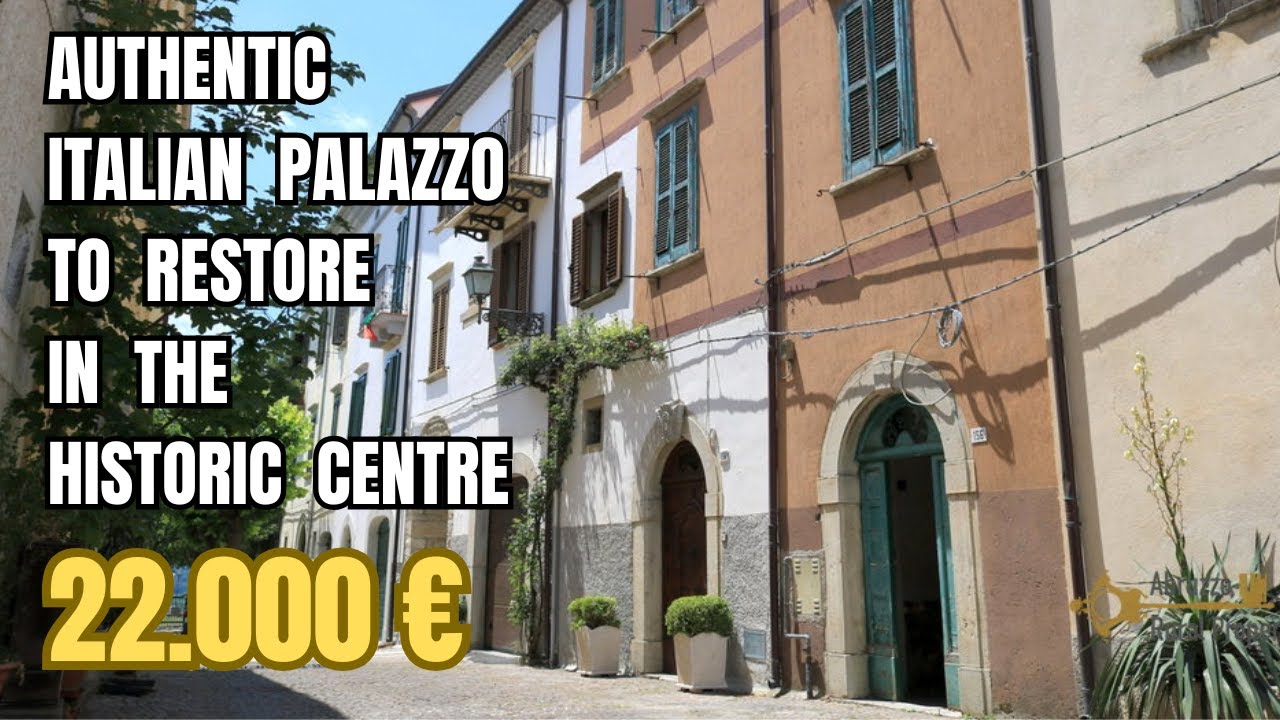 Authentic italian palazzo to restore in the historic centre. Agnone