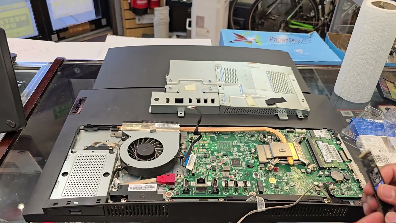 Как заменить SSD на Lenovo Ideacentre A540