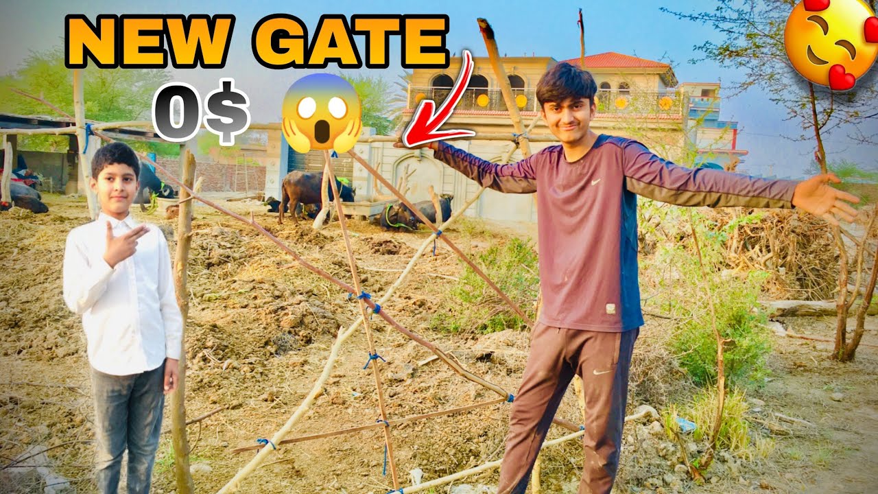 Sirf Lakri Se Banaya New Gate 😱 | Village Style