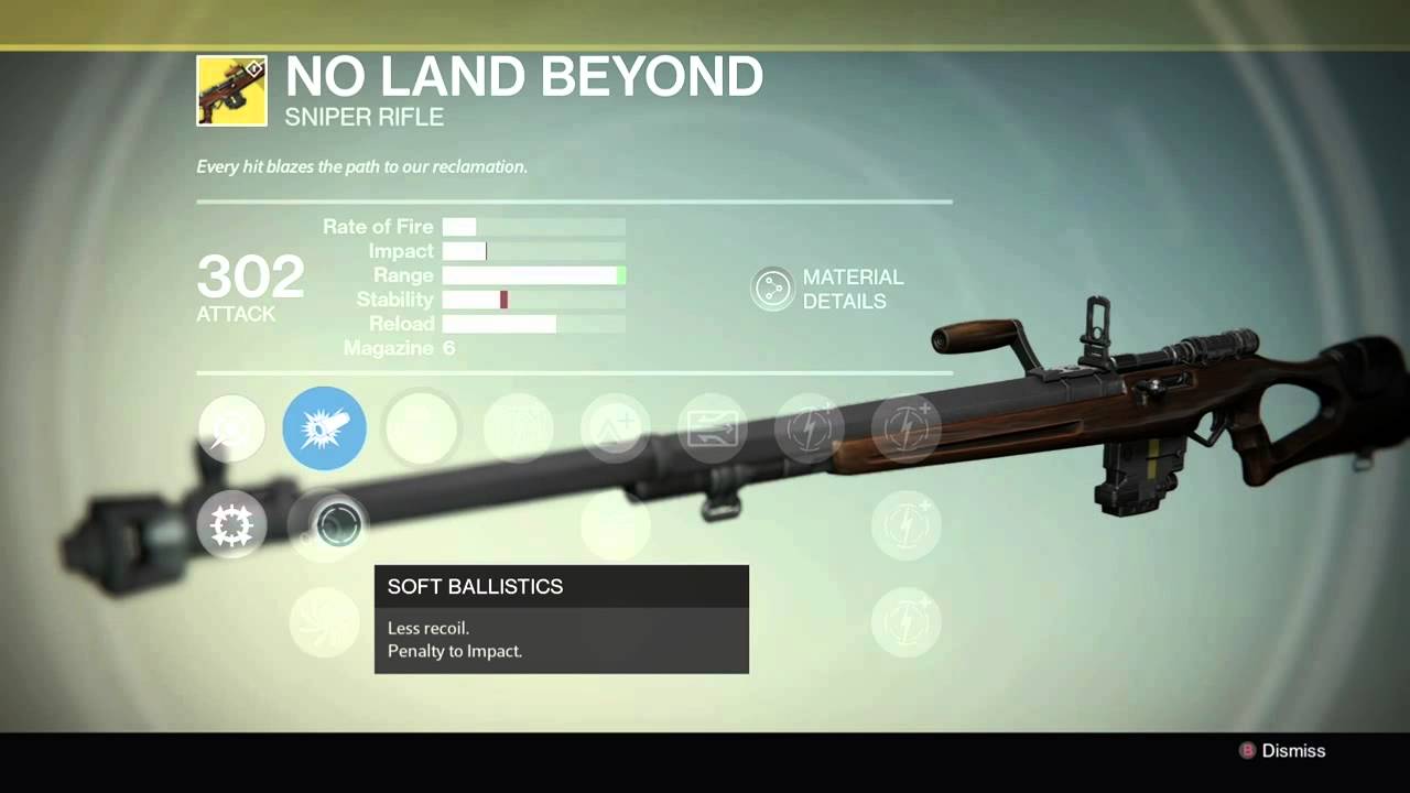 Destiny: No Land Beyond, Exotic Exp1 Sniper Rifle - Primary Slot!!!
