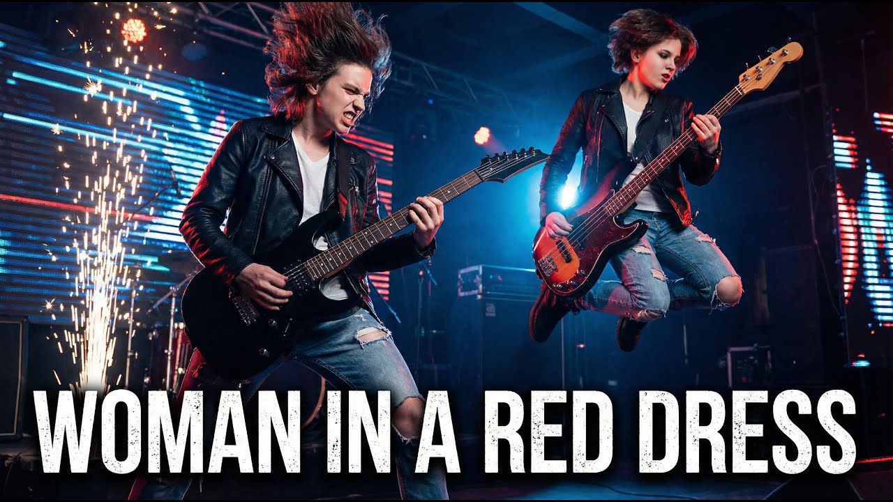 Woman in a Red Dress | Rock Energy Music Video
