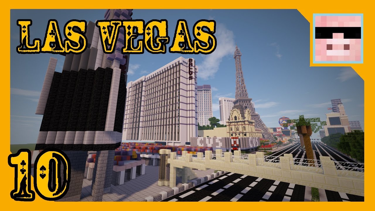 Minecraft Las Vegas Build Part 10 - Timelapse!