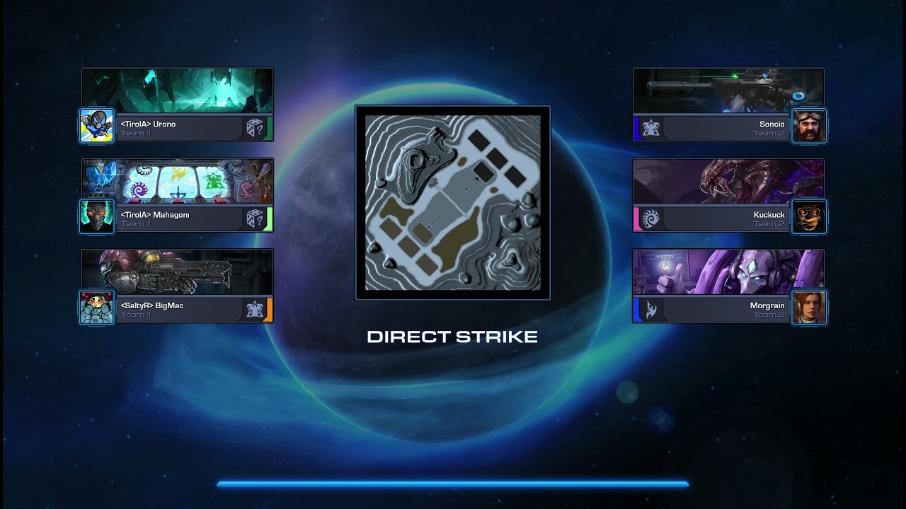4K60FPS 🌌 Starcraft II 👾 #499 - DIRECT STRIKE - 