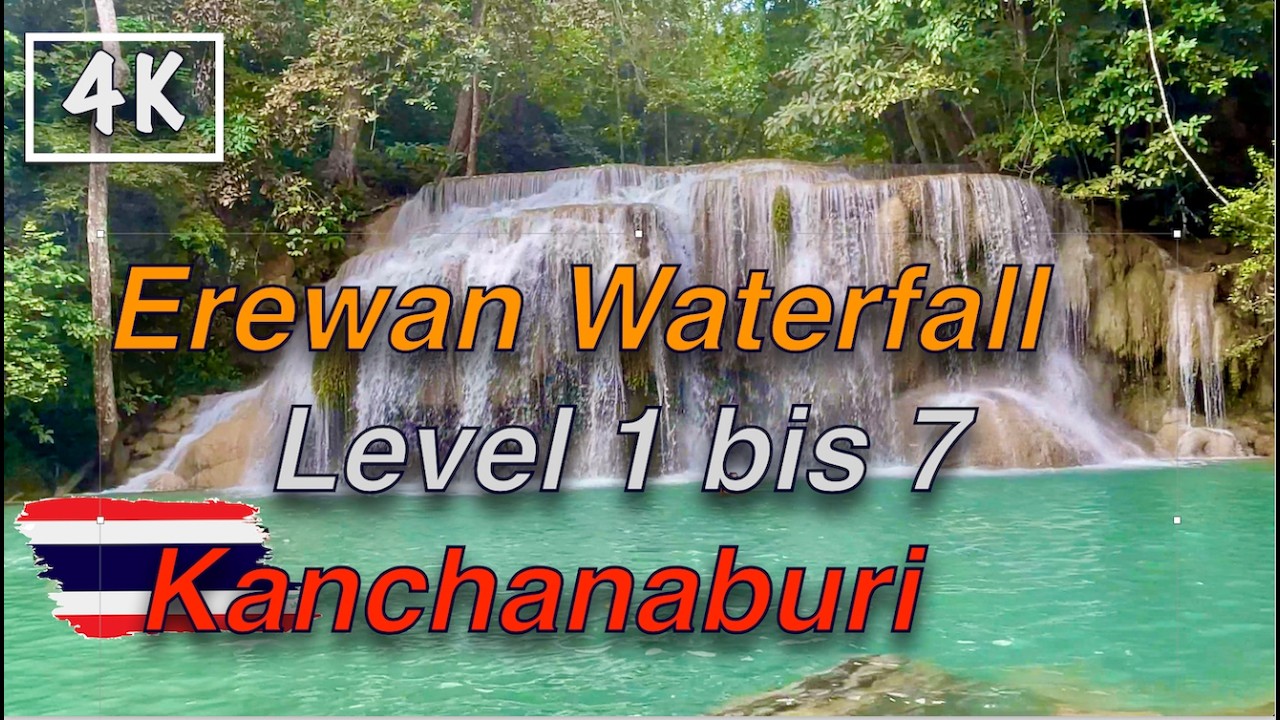 Erawan Waterfall น้ำตกเอราวัณ กาญจนบุรี 🇹🇭 | 7 Levels im Erawan Nationalpark Kanchanaburi