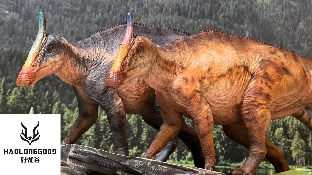 Haolonggood Saurolophus 1:35 Scale Review!! My Favorite Hadrosaur Figure Ever!!!