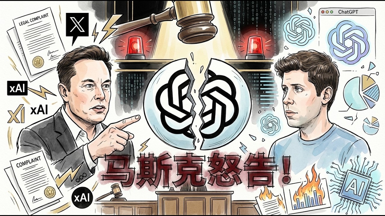 「我就是 OpenAI 的創造者」：馬斯克怒告 Sam Altman，這場 AI 世紀審判誰會贏？